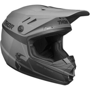 Thor 2021 Sector Racer Black/Charcoal Kids Helmet