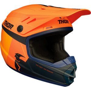 Thor 2021 Sector Racer Orange/Midnight Kids Helmet