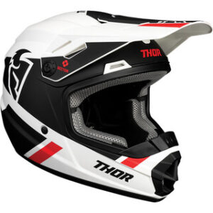 Thor 2021 Sector MIPS Split White/Black Kids Helmet