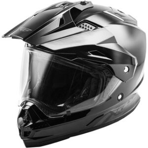 FLY RACING 2021 V2 TREKKER BLACK DUAL SPORT HELMET
