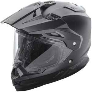 FLY RACING 2021 V2 TREKKER MATTE BLACK DUAL SPORT HELMET