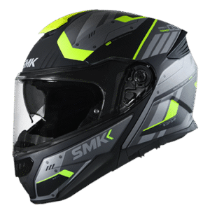 SMK GULLWING TEKKER MOTORCYCLE FULL FACE HELMET (MA264) - MATTE HI-VIS