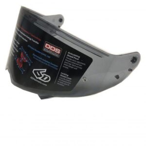 6D ATS-1 REPLACEMENT HELMET FACE SHIELD - LIGHT SMOKE