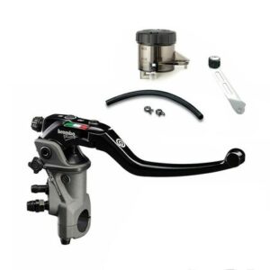 BREMBO 19RCS CORSA CORTA RADIAL MASTER BRAKE CYLINDER (110C74010 and Light Smoke Brake Fluid Reservoir Kit)