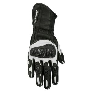 ARGON RUSH LADIES MOTORCYCLE GLOVES - BLACK/WHITE