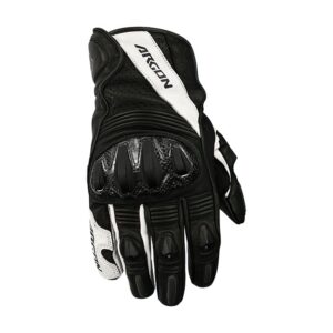 ARGON TURMOIL MOTORCYCLE GLOVES - BLACK/WHITE