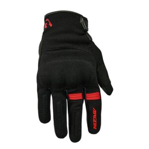 ARGON SWIFT LADIES MOTORCYCLE GLOVES - BLACK/RED