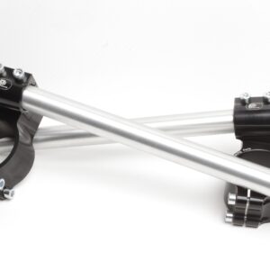 PP TUNING MOTORCYCLE CLIP-ON HANDLEBARS Ø 45 MM RAISED WITH ADJUSTABLE GRIP INCLINATION, TYPE RAG