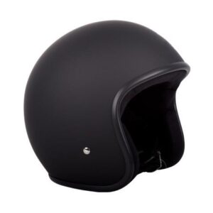 Bell Custom 500 Solid Matte Black (No Studs) Helmet