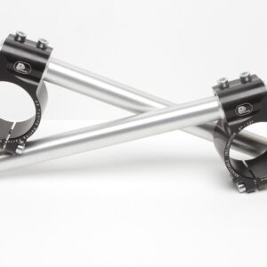PP TUNING MOTORCYCLE CLIP-ON HANDLEBARS Ø 55 MM, WITH ADJUSTABLE GRIP INCLINATION, TYPE AG