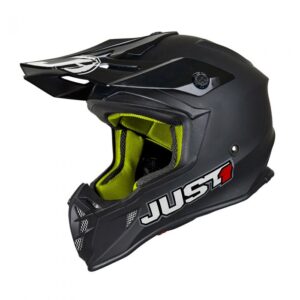 UST1 J38 SOLID MATT BLACK HELMET