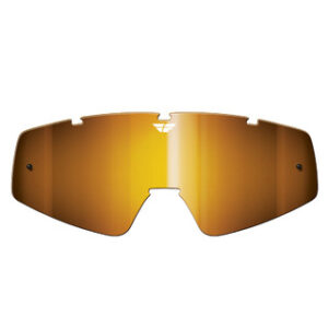 FLY RACING FOCUS CHROME AMBER REPLACEMENT LENS