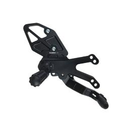 VORTEX Rear Sets Yam YZFR3 15-19 Black