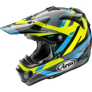 ARAI VX-PRO4 MACHINE BLUE / YELLOW HELMET