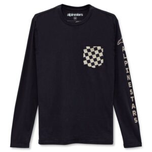ALPINESTARS CHECK BLACK LONG SLEEVE SHIRT