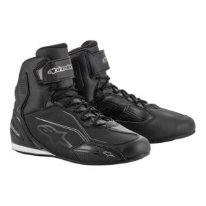 ALPINESTARS FASTER V3 RIDE SHOE - BLACK/SILVER, 09