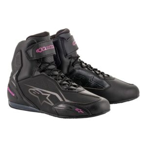 ALPINESTARS FASTER V3 RIDE SHOE - BLACK/FUCHIA, 07