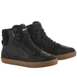 ALPINESTARS J6 WATERPROOF RIDE SHOE - BLACK/GUM, 11