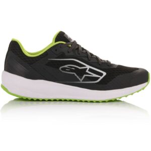 ALPINESTARS META ROAD SHOE - BLACK/GREEN/WHITE, 11