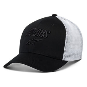 ALPINESTARS ANGLE STRETCH MESH HAT - BLACK/WHITE, L/XL