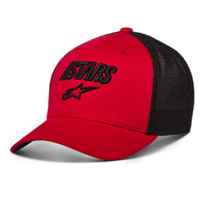 ALPINESTARS ANGLE STRETCH MESH HAT - RED/BLACK, L/XL