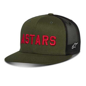 ALPINESTARS WELL SAID TRUCKER HAT - MILITARY/BLACK