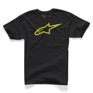 ALPINESTARS AGELESS CLASSIC TEE - 2XL, CHARCOAL HIVIS YELLOW