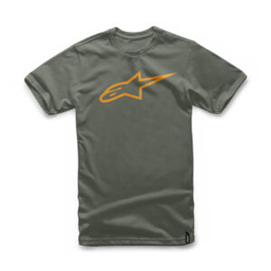 ALPINESTARS AGELESS CLASSIC TEE - M, MILITARY GREEN ORANGE