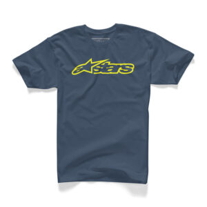 ALPINESTARS BLAZE CLASSIC TEE - S, NAVY YELLOW
