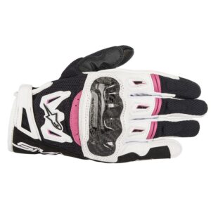 ALPINESTARS STELLA SMX 2 AIR CARBON v2 GLOVES - BLACK/WHITE/FUCHIA, 56