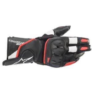 ALPINESTARS SP2 V3 LEATHER GLOVES - XL, BALCK/WHITE/RED