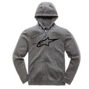 ALPINESTARS WOMEN'S AGELESS GREY HEATHER/BLACK FLEECE HOODIE