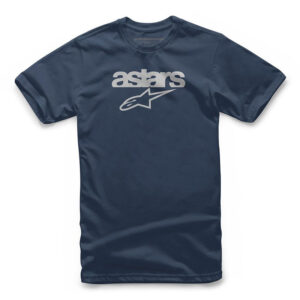 ALPINESTARS HERITAGE BLAZE TEE - XXL, NAVY