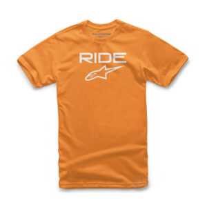 ALPINESTARS KIDS RIDE 2.0 TEE - XS, ORANGE/WHITE