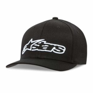 ALPINESTARS BLAZE BLACK/WHITE FLEXFIT HAT