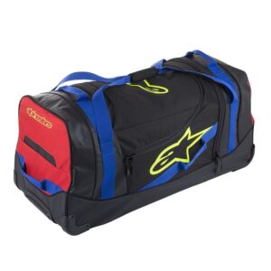 ALPINESTARS KOMODO TRAVEL BAG - BLACK BLUE RED YELLOW FLURO