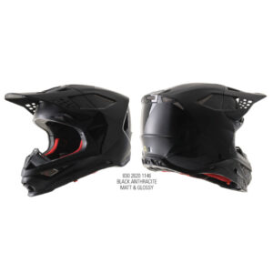 ALPINESTARS SUPERTECH SM8 ECHO HELMET ECE - BLACK/ANTHRACITE/MATTE, 64