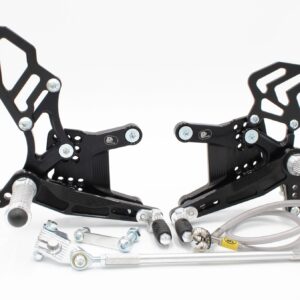 PP TUNING REAR SET KAWASAKI ZX6R/ZX636 (2007-2022) WITH REVERSE SHIFTING