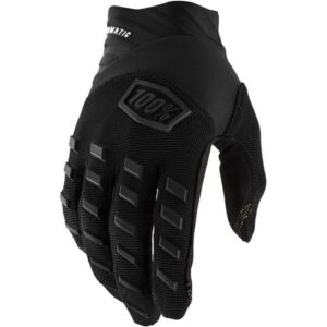 100% AIRMATIC BLACK/CHARCOAL YOUTH GLOVES