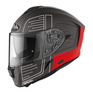 AIROH SPARK CYRCUIT MATT RED HELMET