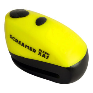OXFORD XA7 SCREAMER ALARM YELLOW/BLACK DISC LOCK