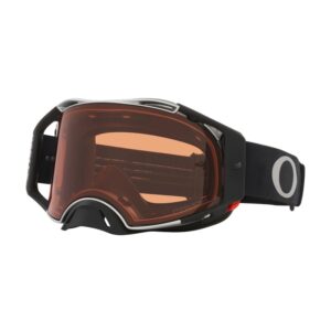 Oakley Airbrake Tuff Blocks Motorcycle Goggles With Prizm Bronze Lens - Black Gunmental
