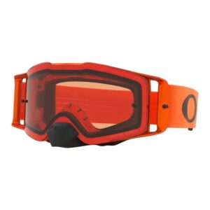Oakley Front Line Motorcycle Goggles With Prizm Bronze Lens - Moto Orange