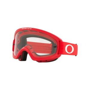 Oakley XS OFRAME 2.0 PRO Motorcycle Goggles With Clear Hi Impact Lens - Moto Red