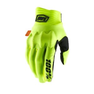100% COGNITO FLUO YELLOW/BLACK GLOVES