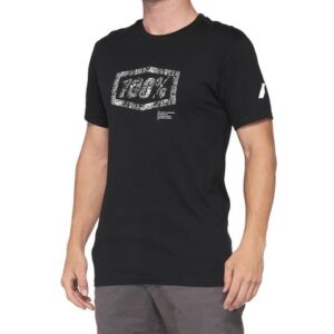 100% ESSENTIAL BLACK/SNAKE T-SHIRT