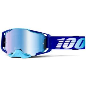 100% ARMEGA GOGGLE ROYAL BLUE MIRROR LENS