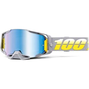 100% ARMEGA GOGGLE COMPLEX BLUE MIRROR LENS