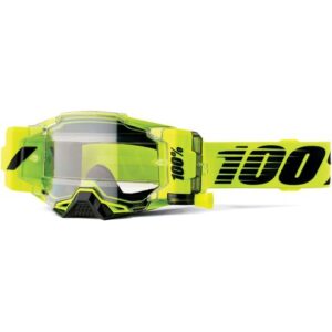 100% ARMEGA GOGGLE FORECAST NUCLEAR CITRUS CLEAR LENS
