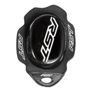 RST FACTORY REVERSE VELCRO WET MOTORCYCLE KNEE SLIDER - BLACK